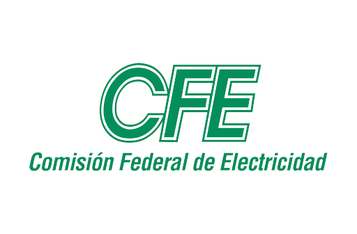 A green and white logo of the spanish federal electricity commission.